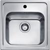 Évier De Cuisine De Surface - TEKA - ELINE 1C - Carré - Acier Inoxydable - 1 Bac - Réversible