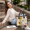 Sunflower Bee Pattern Casual Tote 