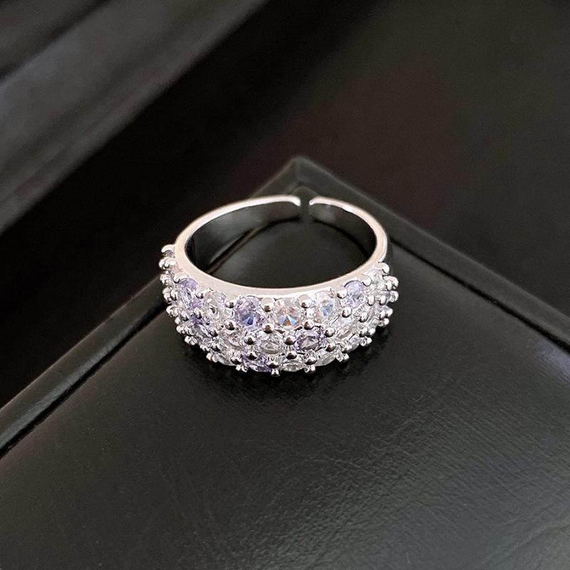 Prsten na otevírání sáčků se cukrem, pozlacený skutečným zlatem, osazený diamanty, Lehký, Vysoce luxusní, High-end, Prsten na ukazováček, Univerzální šperk pro dojíždění