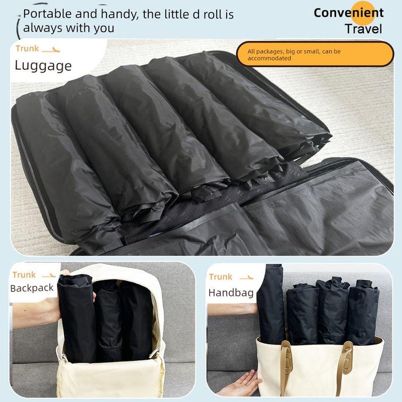 Cross-Border Oxford Cloth Hand-Rolled Bag, Special Hand-Rolled Portable Compression Bag for Home Luggage, Travel Vacuum Storage Bag