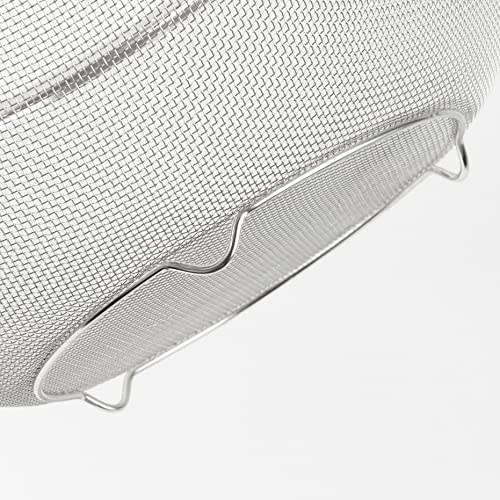 Pearl Metal Bowl-Shaped Colander, 27cm, Stainless Steel, At Aqua, HB-4079, Silver