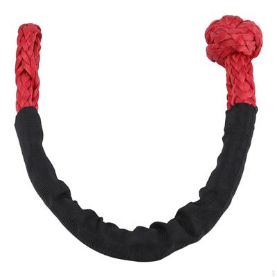 ATV High Density Fiber Rope Shackle Accessories Length 56cm with Protective Sleeve