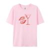 Martini Oyster Print 90s Retro Graphic Tees Women Grunge Streetwear T-Shirts Cocktail Food Shirt Vintage Y2k Aesthetic Clothes