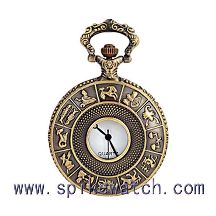Novelty Old Vintage Pendant Watch Necklace
