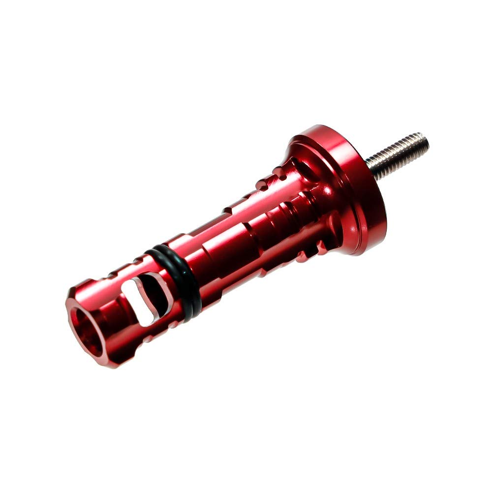 Dress Reel Stand Hexagonal Handle Shaft Wine Red "Luke" Model,