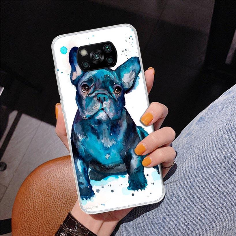 French Bulldog Dog Pug Phone Case For Xiaomi Poco X7 X6 X5 Pro F7 Ultra Redmi 15C 15 13C 13 12C 12 10 10A 10C 9 9A 9C 9T Cover P