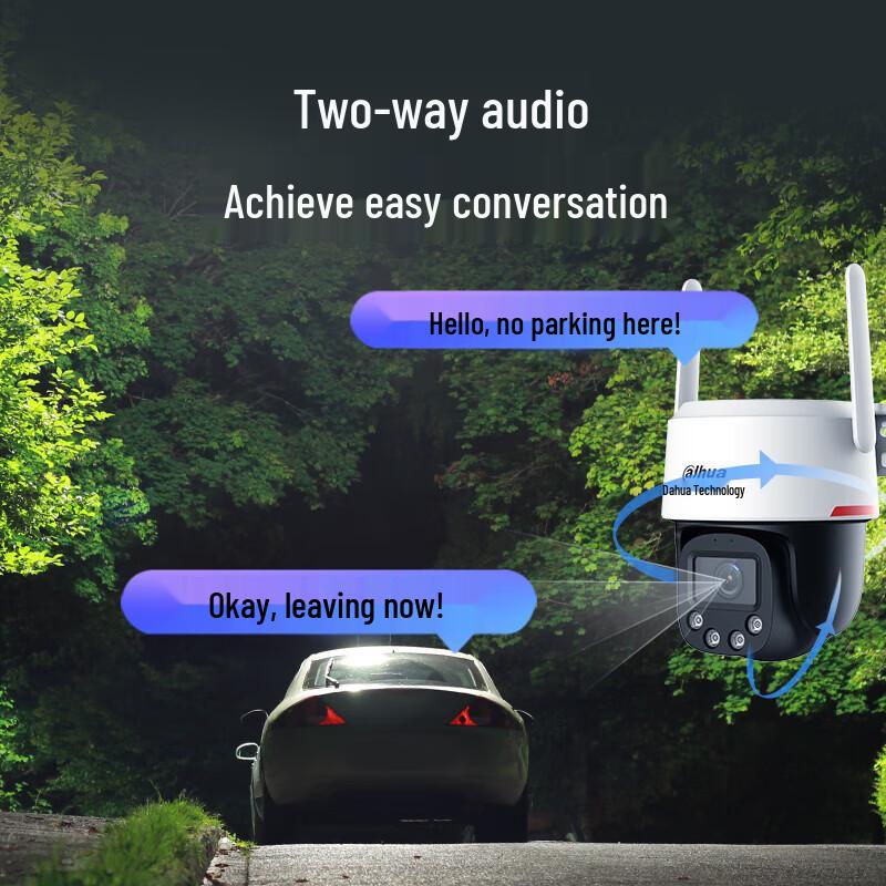 Dahua 3MP Wireless 4G PTZ Full-Color Night Vision Security Camera