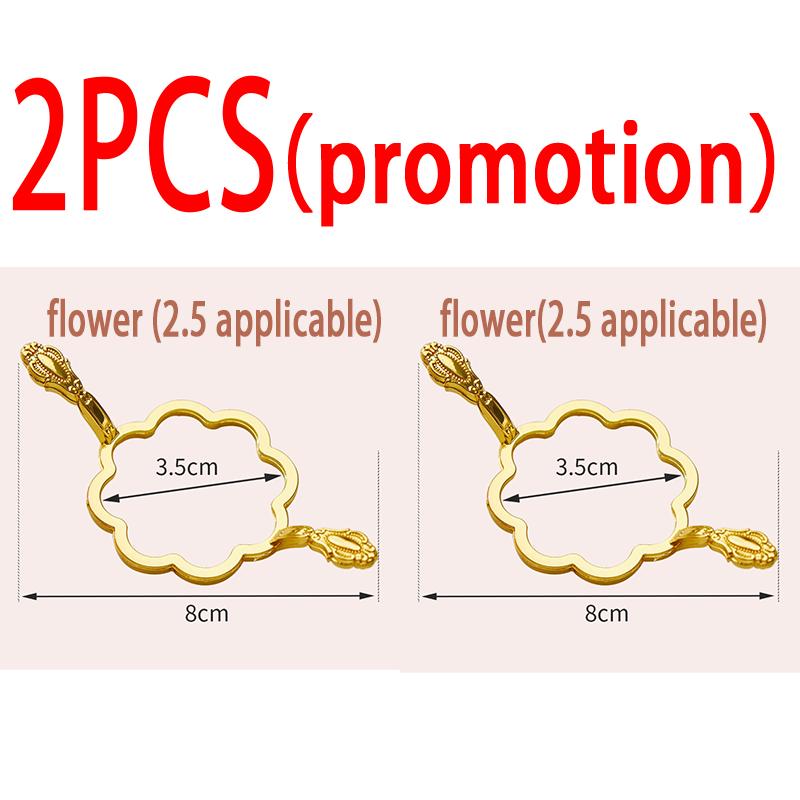 Metal Seal Wax Molds Holder Flower Round Fix for Wedding Invitations Cards Packaging Shape Sealer Wax Stamp and Die Sets SB042