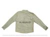 Men's Beige Genuine Soft Suede Leather Shirt Handmade New Casual Fashionable