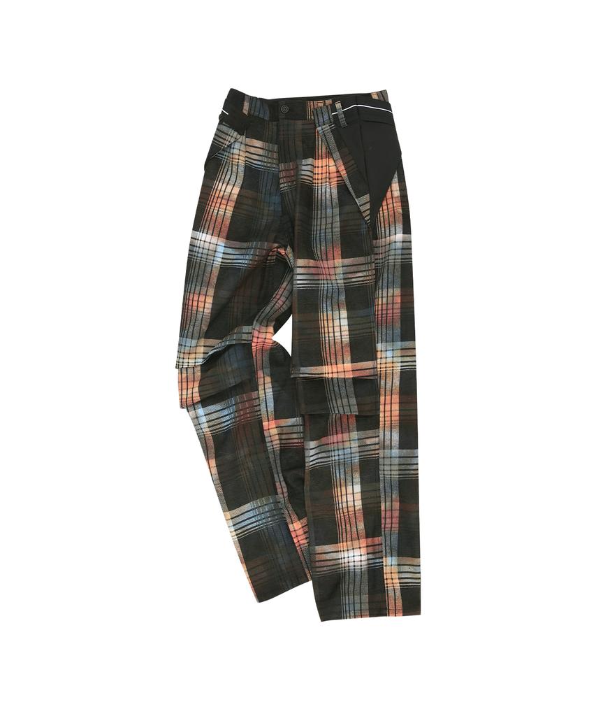 ADSB ANDERSSON BELL Burn-Out Check Cut-Out Wrap Pants Apa840M(Multi)