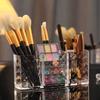 Transparent Acrylic Cosmetic Organizer - 3-Tier Makeup Brush & Lipstick Storage Box with No Lid  for Bathroom & Makeup Desk