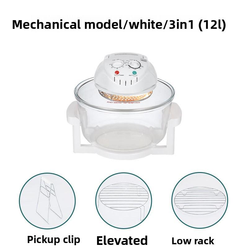 

110В Стеклянная Визуальная Аэрофритюрница Печь Световых Волн Галогеновая Печь European (220-240V)