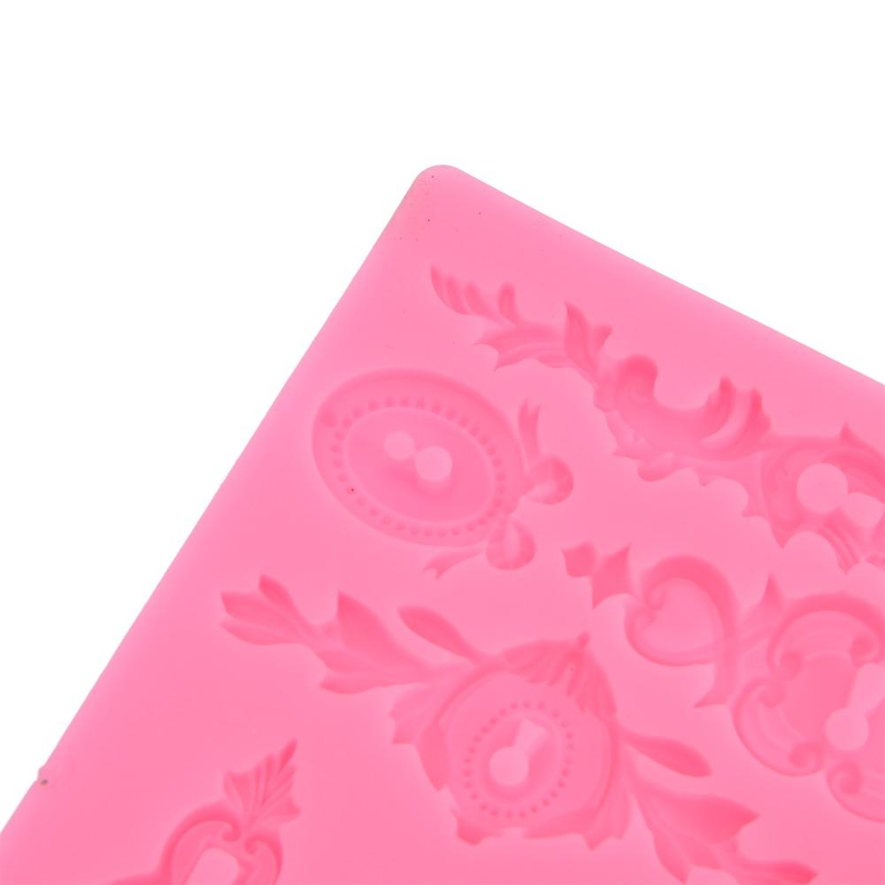 Relief 3D 3D Muffin Molds Pink Decorative Mold Reusable Ornament Mold  Cake Decoration