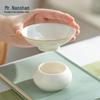 Gongfu Tea Ceramic Split Tea Strainer