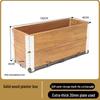 Elevated Anti-Corrosion Wooden Planter Box