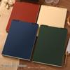 Retro Flip-Up Grid Notebook with 5 Removable Rings - Comfortable 4-Coil Design
