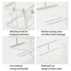 Non Perforated Toilet Storage Rack Bathroom Miscellaneous Multifunctional Home Organizer Supplies