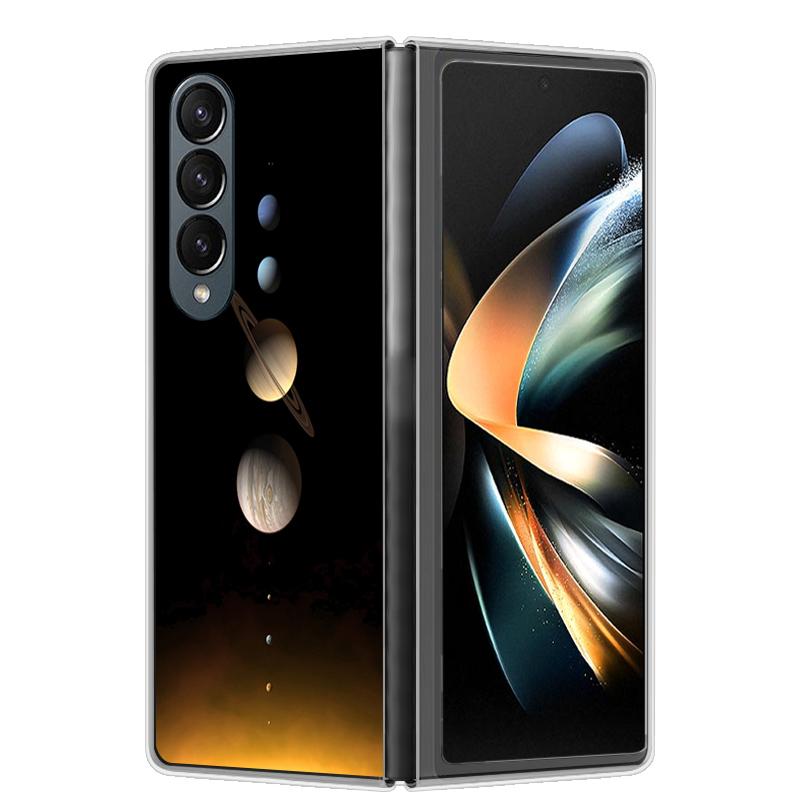 For Samsung Z Fold 4 Case ZFold 5 4 5G Hard Transparent Phone Cover For Samsung Galaxy Z Fold4 Fold5 Shockproof Bumper Fundas