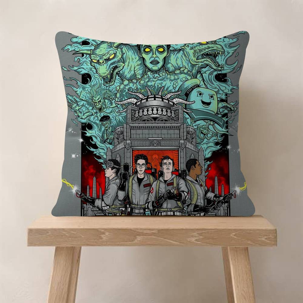 Retro CClassic GGhostbusters Personalized Picture Text Home Decorative Pillows Household Gifts xcm