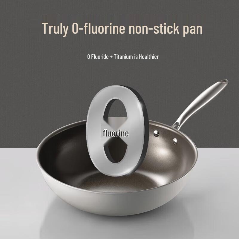 Chui Da Huang 32cm Titanium Ceramic Non-stick Wok