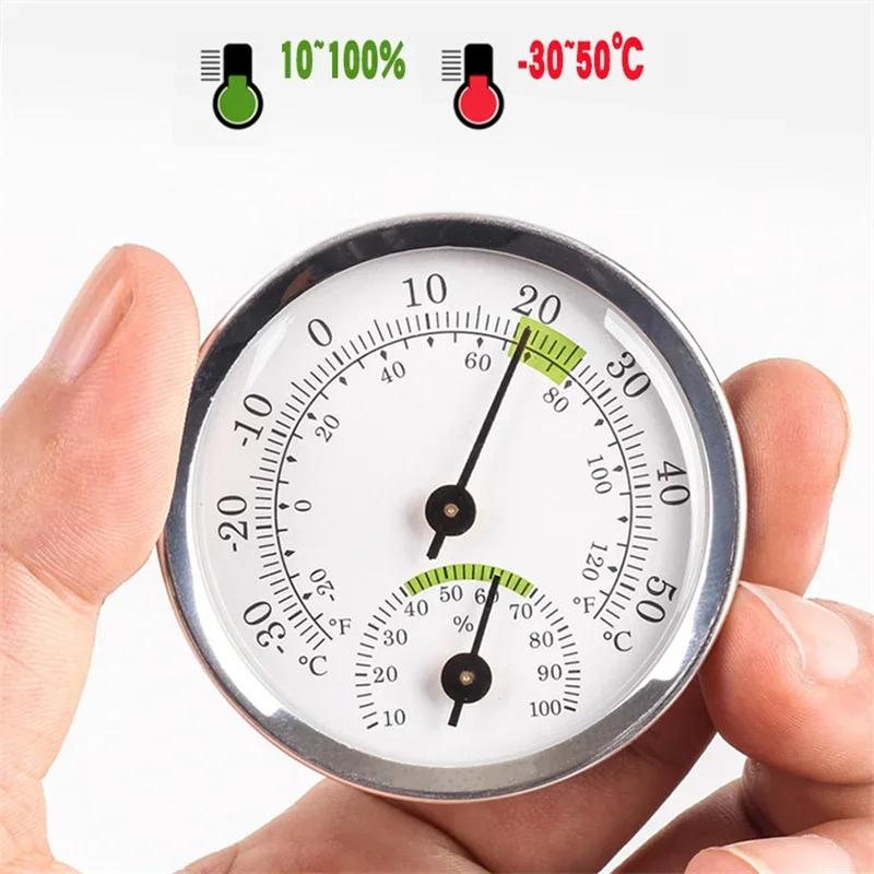 New Mini Pointer Type Thermometer Hygrometer Indoor Room Electronic Temperature Humidity Meter Sensor Gauge for Home Thermometer