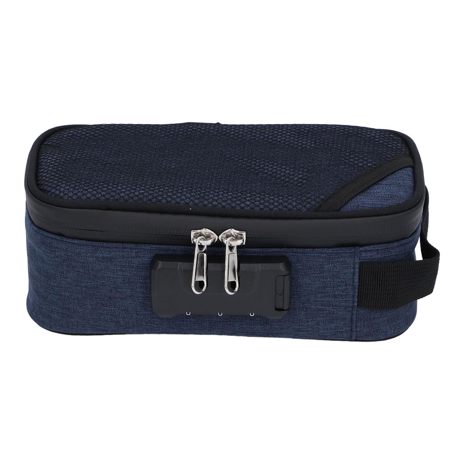 

Сумка із захистом від запаху з замком. Портативний контейнер із захистом від запаху з активованого вугілля для подорожей Dark Blue