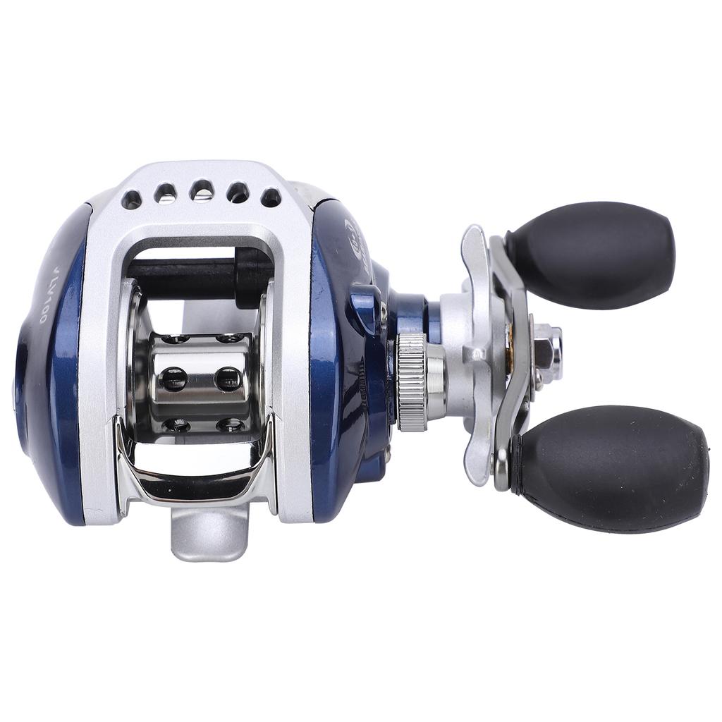LV100 Metal Casting  Reel 6.3:1 Speed Ratio 10+1BB Magnetic Force Brake Fishing Wheel(Right Hand Type )