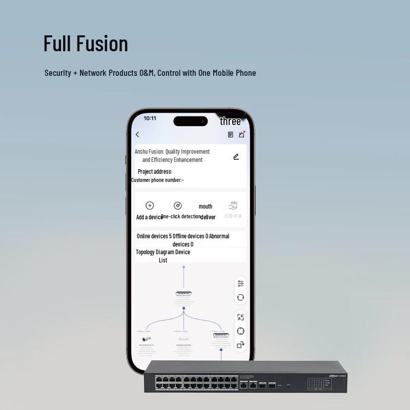 Dahua DH-S3800C-24GT2GT2GF Cloud Managed Gigabit Switch CN Plug (adapter Included)