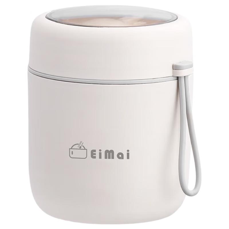 Red Little Bear 304 Stainless Steel Portable Milk & Breakfast Cup, 500ml