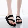 Fashion Summer Women's Slippers Lightweight Flip Flops Fashion Platform Home Slippers Black Outdoor Beach Shoes EVA Flat Women Sandals