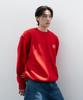 Deomati Mati Heart Wappen Round Knit - Red
