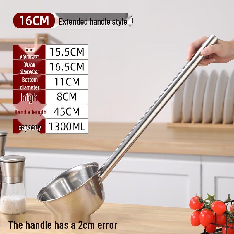 Naiduo Stainless Steel Long Handle Serving Ladle
