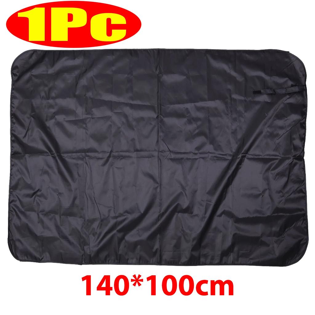 Universal Car Trunk Mat Liner Protector Foldable Black Boot Cover Waterproof Dustproof Anti Dirt Pad Easy Clean Auto Accessories