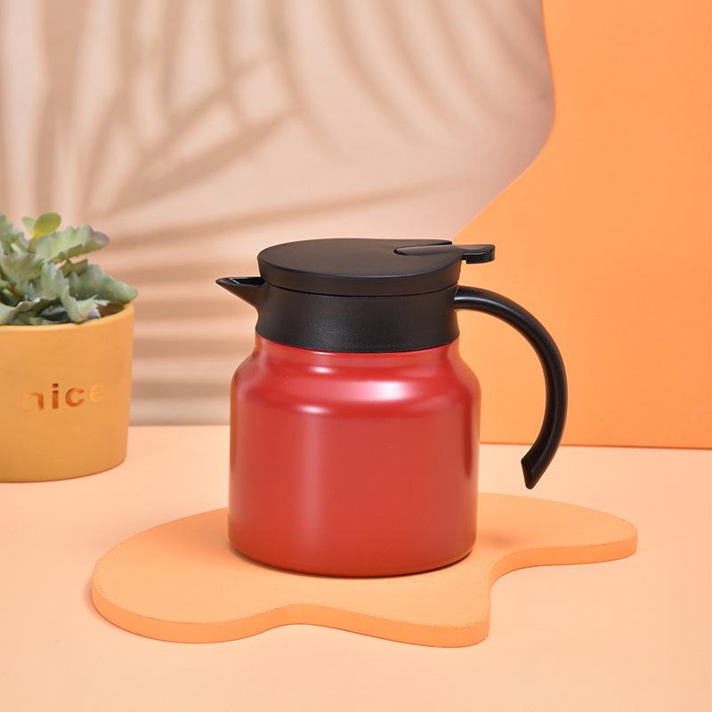 Large Capacity 316 Stainless Steel Insulated Teapot with Tea-Water Separation