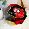 Stade Football Club Crest Automatic Folding Umbrella - 8-Rib Travel Umbrella with Auto Open/Close & Portable, Gift for Christmas, Birthdays