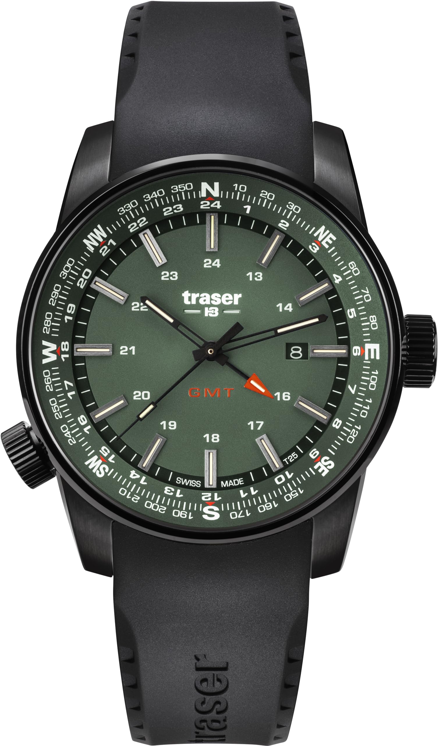 

Tracer P68 Pathfinder GMT Green 109744 Men s Black Watch