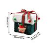 Christmas Creative Apples Gift Box Christmas Cookie Boxes Festive Snack Container Candy Christmas Eve Gift Decoration