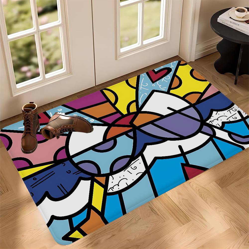 B-Britto Kitchen Mat Cheaper Anti-slip Modern Living Room Balcony Printed Modern Home Decor