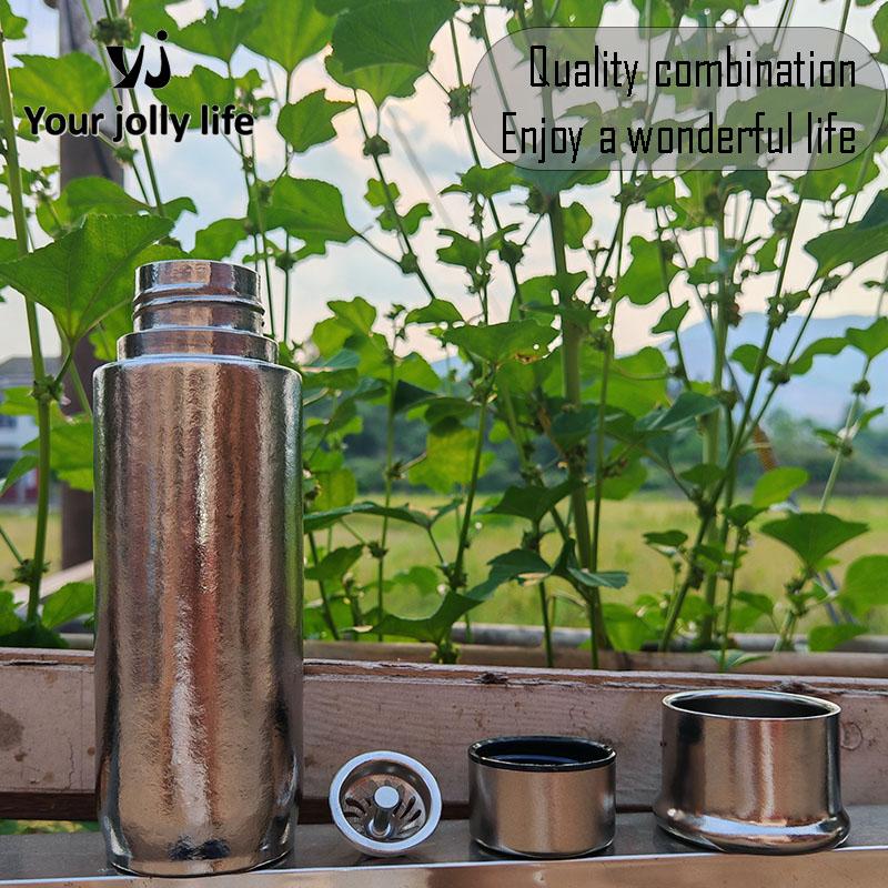 400ml Pure Titanium THERMOS CUP With Filter And Magnetic Lid,Vacuum,Lightweight Drinkware,Gift,Business  Thermal Water Bottle