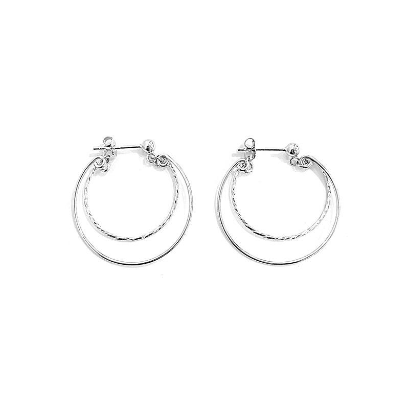 

Двухслойные серьги в стиле ретро для женщин, новые трендовые летние серьги в нишевом дизайне