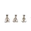 Halloween Skeleton Resin Figurines Set of 3 Sitting Skeletons with Pumpkin Heads Decorative Statues for Seasonal Tabletop Display or Shelf Decoration