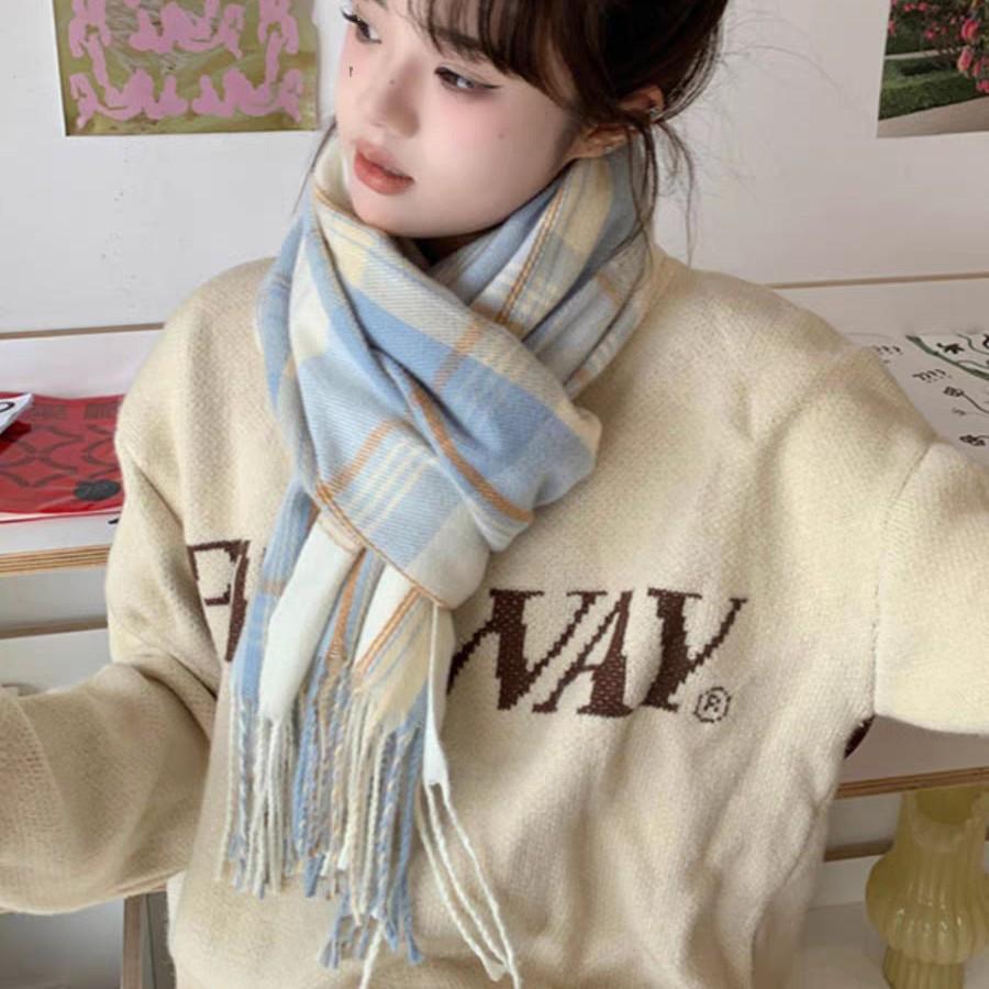 Scarf Women's Winter Warm Student Version College Ins Cute Style Recommended Versatile Travel Essential Shawl
