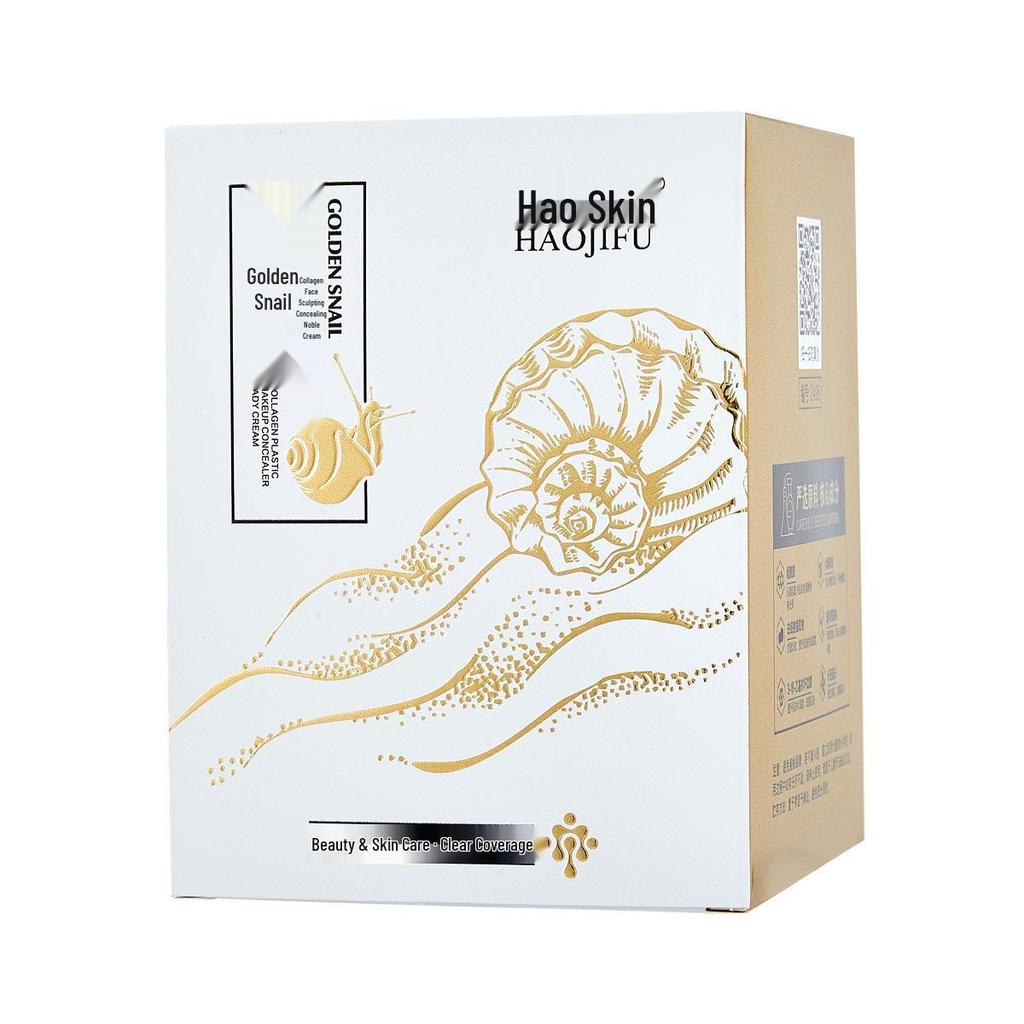 Hao Skin Gold Snail Collagen Concealing Cream: Brightens, Sculpts & Moisturizes.