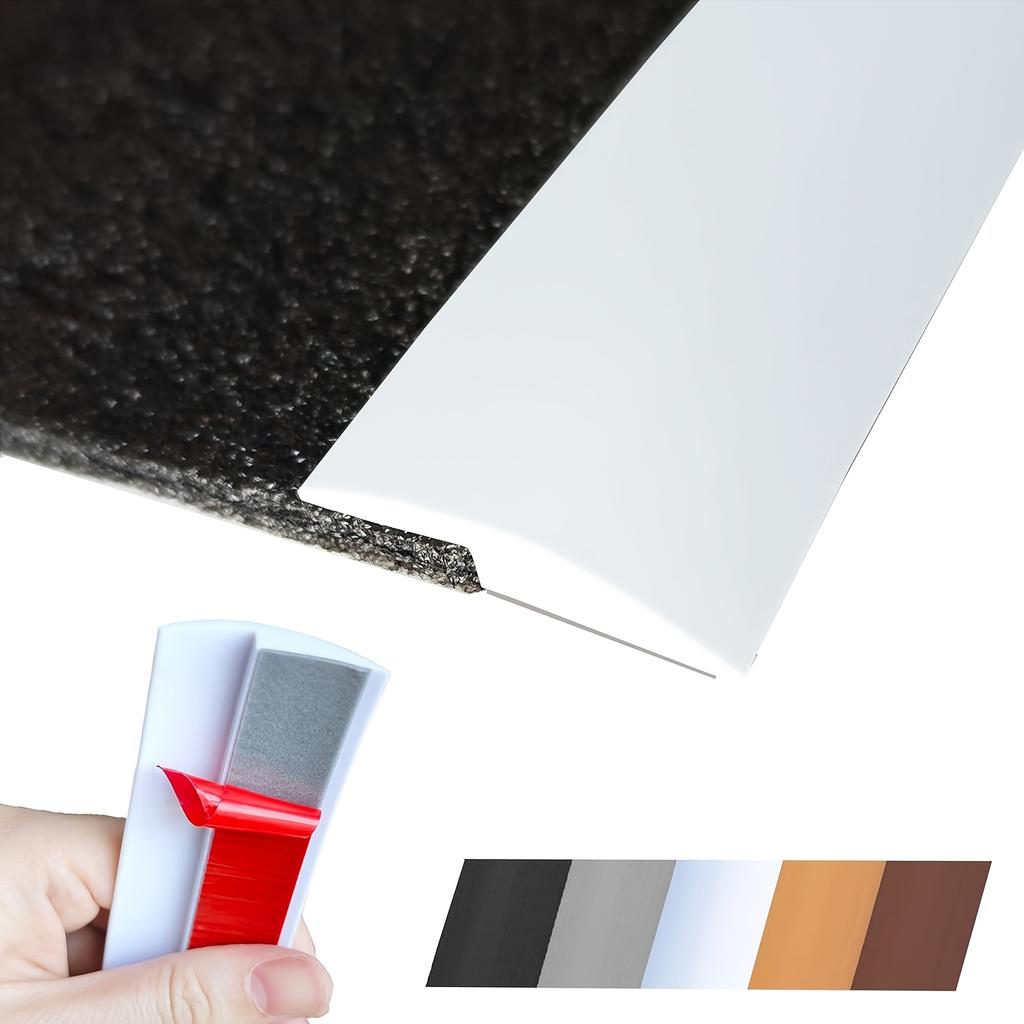 1 ST 39,37 inch Vloerovergangsstrip Zelfklevende Afdekstrips Drempel Reparatie Vloergleuf Vinyl Vloerovergangen Laminaat