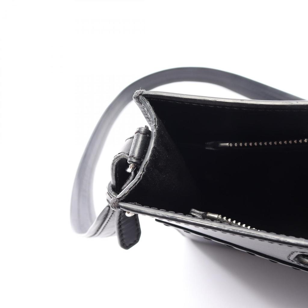 Used FENDI Shopper bag, small, 2-way Handbag 7VA547 leather Black Used unisex
