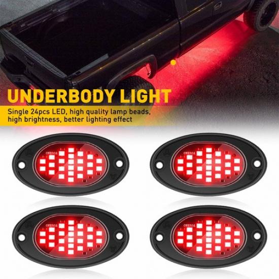 LED Rock Lights Underbody Light 9W For Jeep Offroad Truck ATV UTV 4X4 Car Boat A