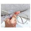 Cute Anti Blue Light Glasses Metal Glasses Frame Flat Glasses Fashion Comfortable Transparent Glasses For Women