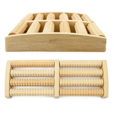 1 PCS Selection 5 Raw Wooden Wood Roller Foot Massager Stress Relief HealthTherapy Relax Massage