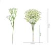 Lily and Baby's Breath Artificial Bouquet - Decorative Faux Flowers Arrangement