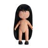 Dress Up 14cm Bean Eye Vinyl Doll Curly Hair Action Figure Body Mia Potato Dolls  Doll Accessories